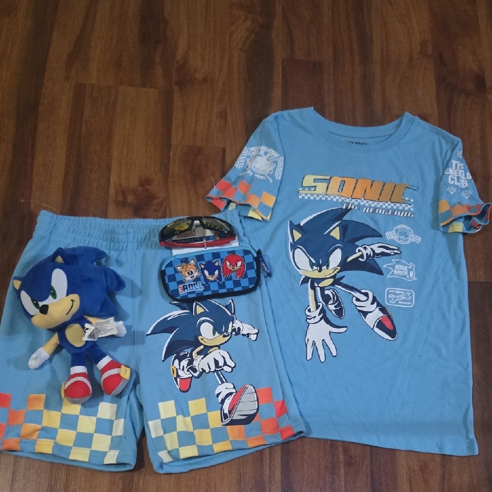Sonic the Hedgehog Kids Matching Set - Blue